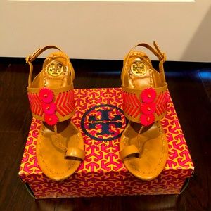 Tory Burch Tanya Thong Flower Sandal 7.5